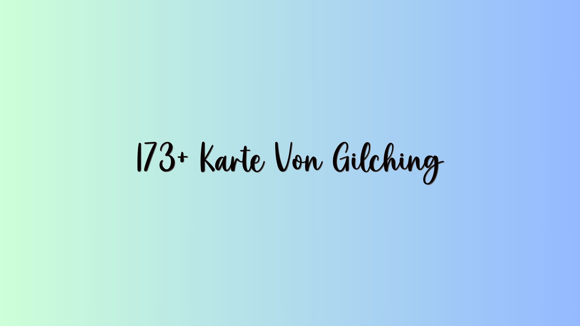 173+ Karte Von Gilching