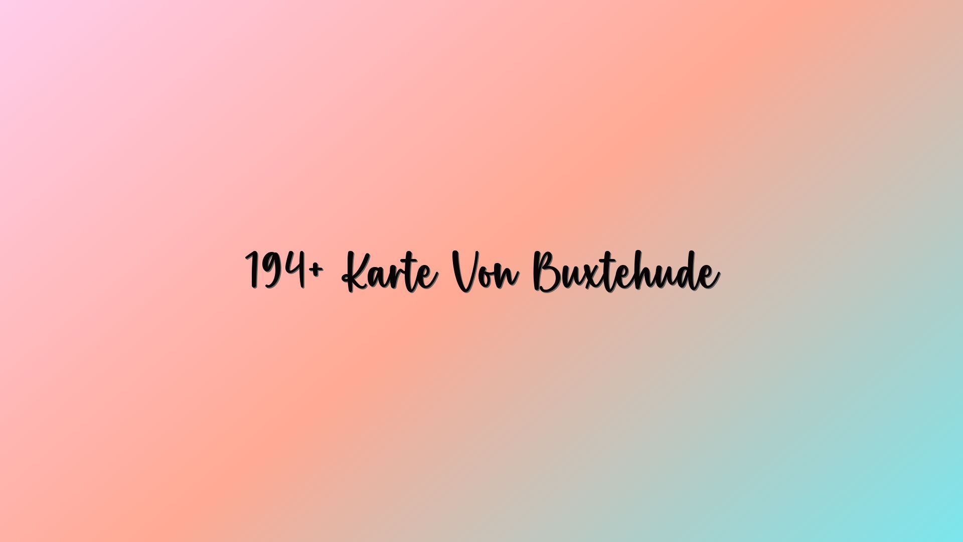 194+ Karte Von Buxtehude