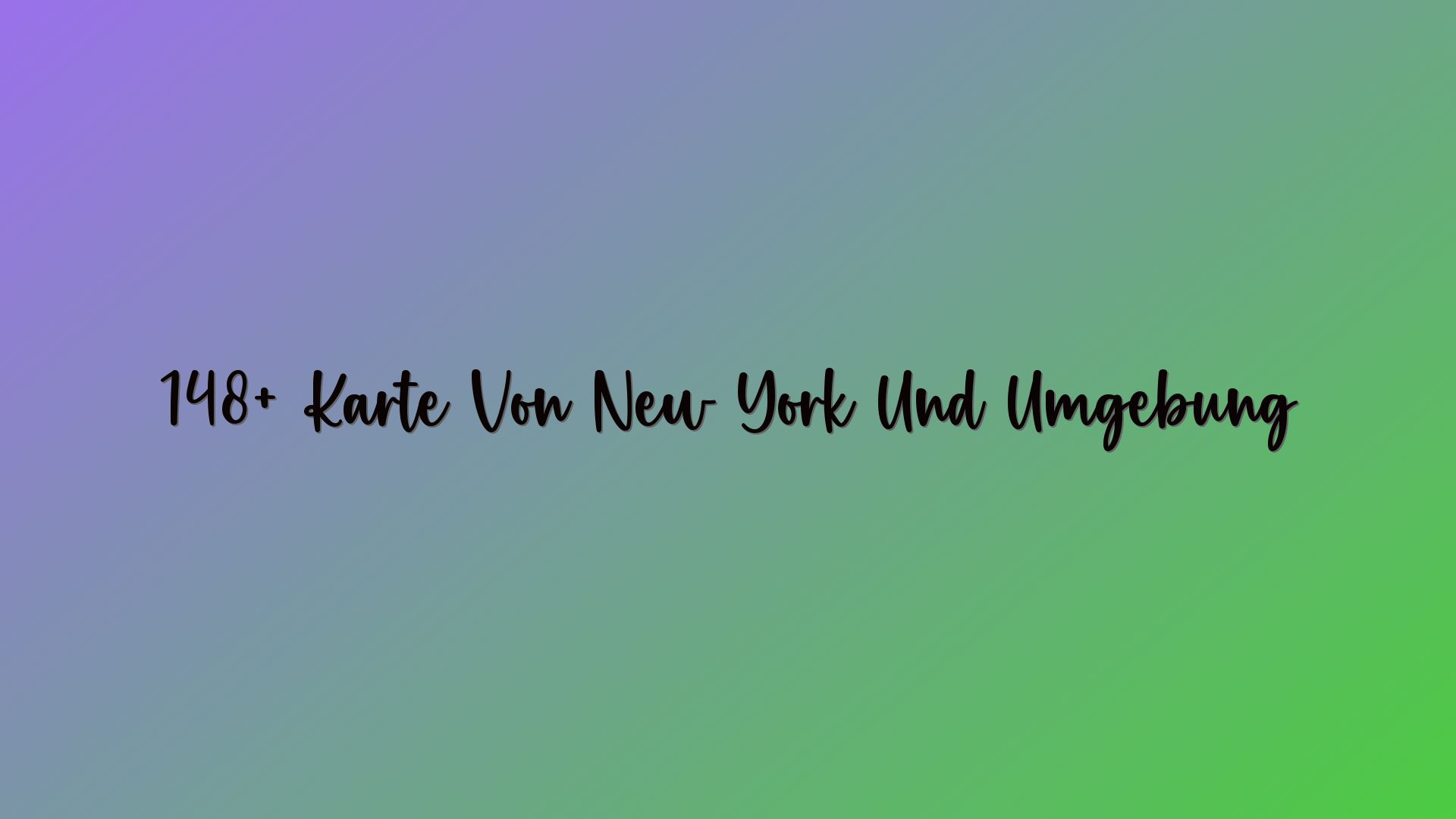 148+ Karte Von New York Und Umgebung