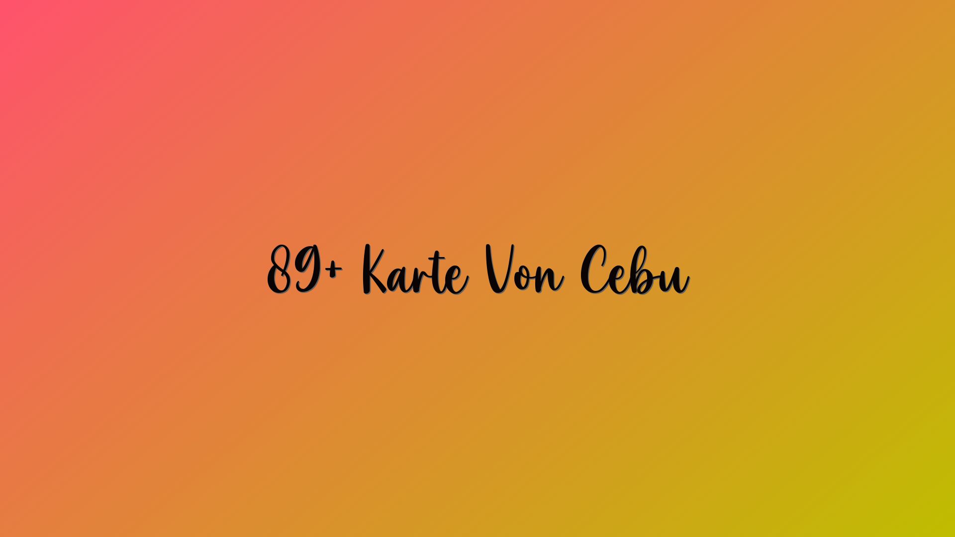 89+ Karte Von Cebu