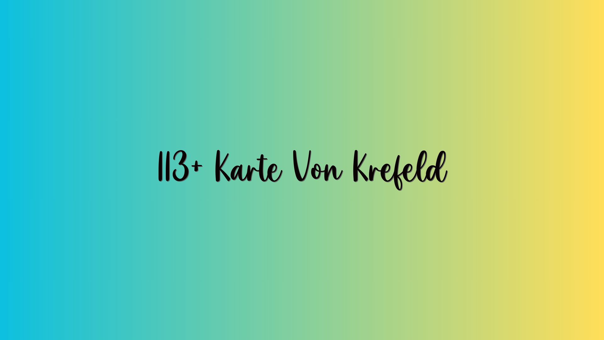 113+ Karte Von Krefeld