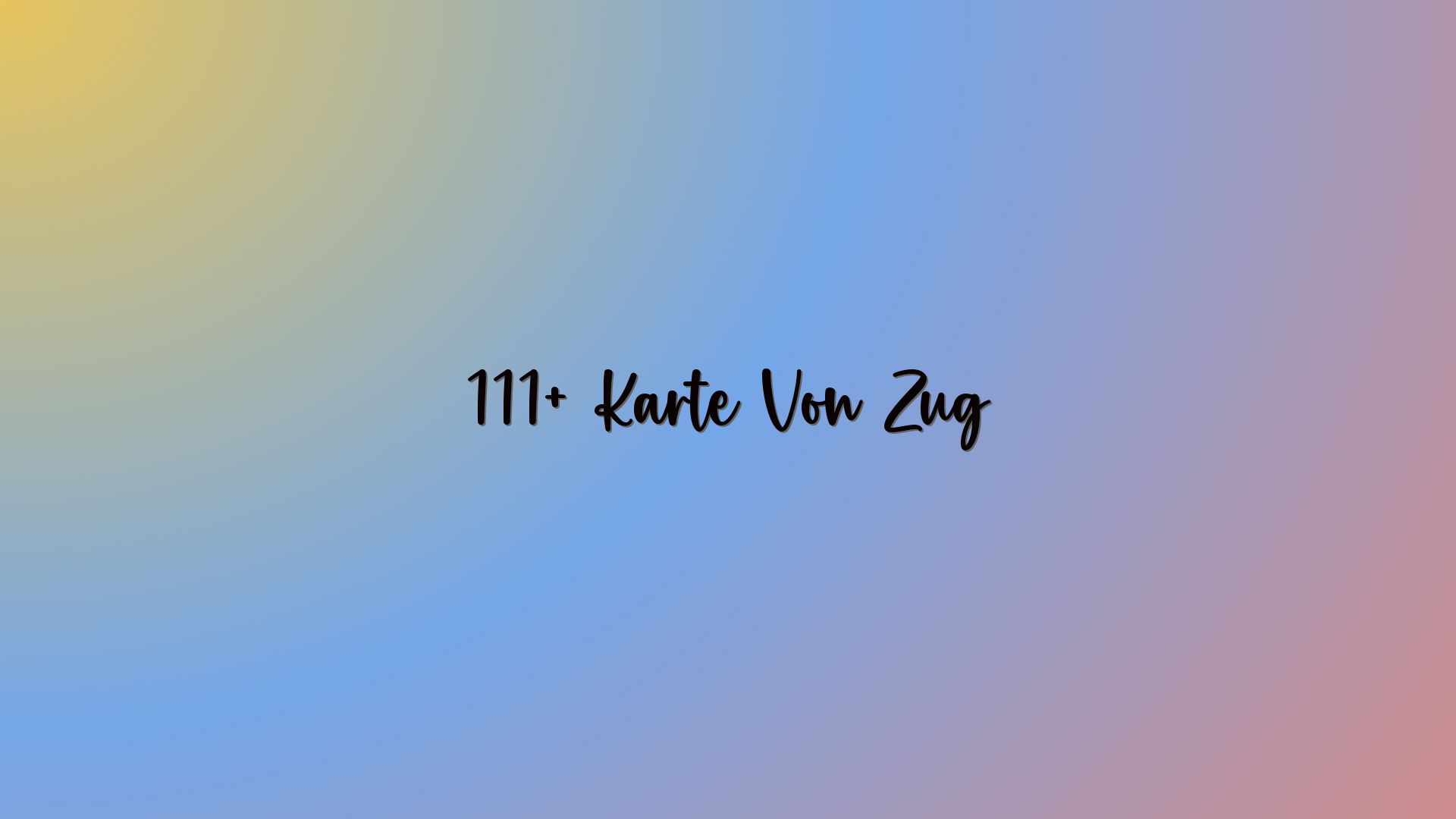 111+ Karte Von Zug